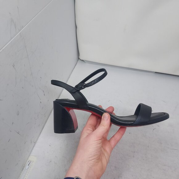 Christian Louboutin Black Miss Jane Sandal - Picture 3 of 13